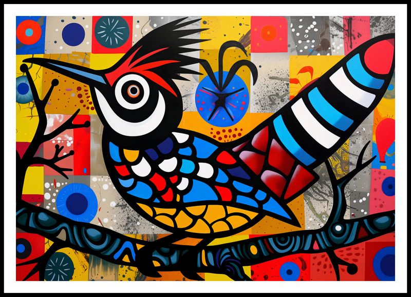 Plakat 100x70cm Ptak Na Wznak zdjęcie 3