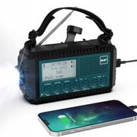 Radio Korbowe DAB/UKF Awaryjne Powerbank 5000mAh