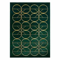 RUG/LU/ESTEMA/CIRCLES/BOTTLEGREEN+GOLD/120x170