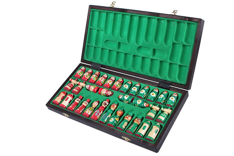 SZACHY BABUSZKI ZIELONE zdjęcie 2