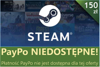 STEAM 150 zł - doładowanie na konto, wallet, portfel. Global