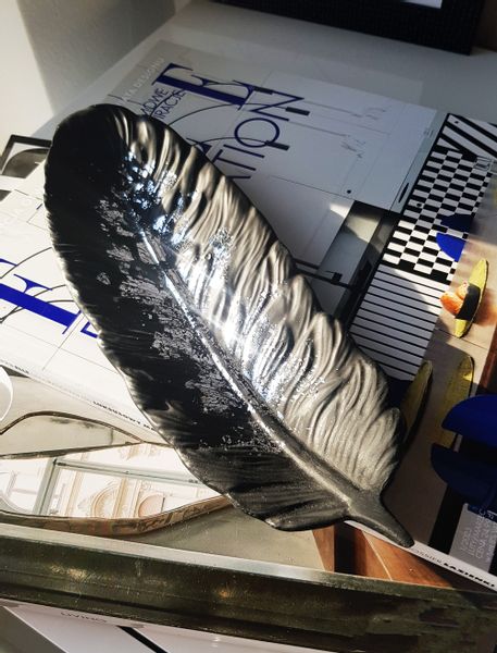 Podstawka - black leaf zdjęcie 1