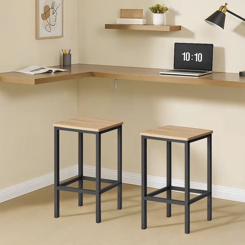 Taborety Barowe 2szt - sonoma - LBC065B11 na Arena.pl