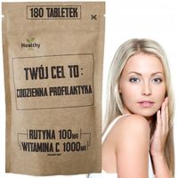 RUTYNA WITAMINA C 500mg - ODPORNOŚĆ CODZIENNA PROFILAKTYKA SELEN 180 TAB.