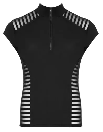 svenjoyment koszulka męska czarna 2xl z kołnierzykiem i zamkiem na Arena.pl