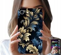 ETUI DO IPHONE 16e - ELEGANCKIE ZŁOTE MODNE WZORY FUTERAŁ