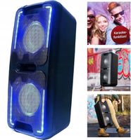 Głośnik przenośny Reflexion PS08BT Akumulator czarny 480 W UKW, Bluetooth