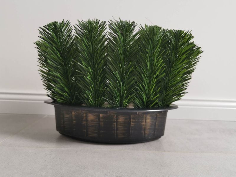 KSIĘGA na grób Podkład do stroików sztucznych Czarna ze srebrnym z doniczką zdjęcie 11