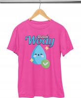 KOSZULKA DZIECIĘCA T-SHIRT - DZIEŃ WODY PIJMY WODĘ WODA - XS 110-116