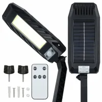LAMPA SOLARNA ULICZNA LATARNIA 180 COB LED +UCHWYT
