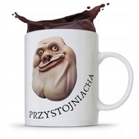 Kubek Śmieszny Zabawny Przystojniacha Prezent Z Nadrukiem Ze Zdjęciem