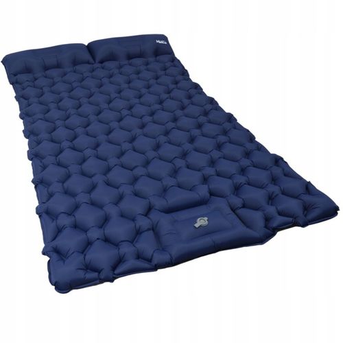 Materac Dmuchany Łóżko Dwuosobowe Z Pompką Do Spania Turystyczne Mata Lekka na Arena.pl