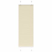 Roleta plisowana kremowa 50x100 cm Szerokość tkaniny 49,4cm