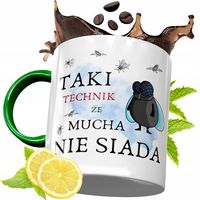 Kubek Zielony Dla Technika Na Urodziny Prezent Z Nadrukiem Ze Zdjęciem