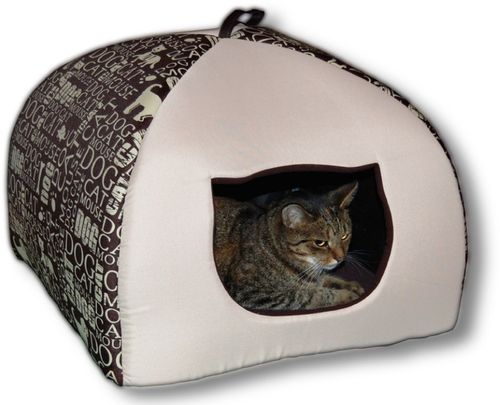 Budka dla kota, Duża Buda Igloo - roz. R3: 49x49cm na Arena.pl