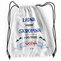 Plecak Dla Woźnej Sportowy Szkolny Worek Torba Z Nadrukiem Ze Zdjęciem