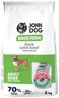JOHN DOG GOOD FORM karma dla psa małe rasy WIEPRZOWINA WOŁOWINA 3 kg