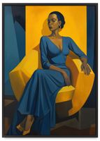 Plakat nowoczesne obrazy 61x91 cm w czarnej ramie