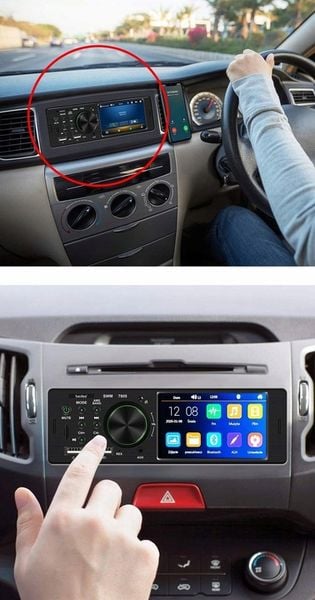 RADIO SAMOCHODOWE 1DIN EKRAN 4,1" USB BLUETOOTH SD zdjęcie 5