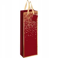 TOREBKA NA BUTELKĘ BOŻE NARODZENIE 190G 13x36x10CM INTERDRUK
