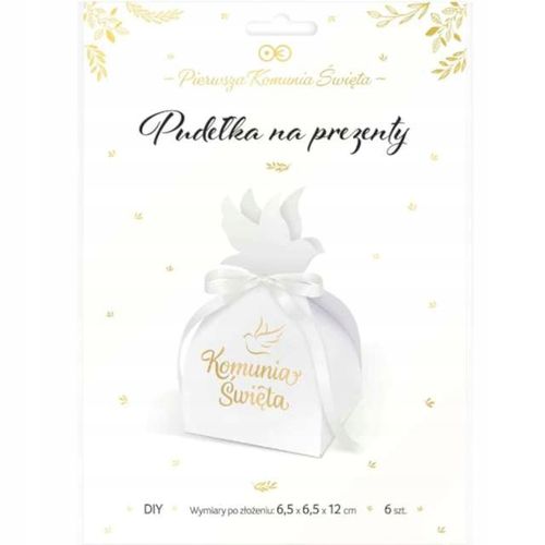 PUDEŁKA na słodycze PREZENY dla gości KOMUNIA IHS na Arena.pl