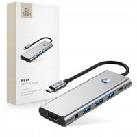 HUB ADAPTER ROZGAŁĘZIACZ ROZDZIELACZ USB-A 3.0 - USB-C TYPE-C DO KOMPUTERA