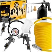 Zestaw narzędzi pneumatycznych 8 elementów do kompresora Humberbg HM-256