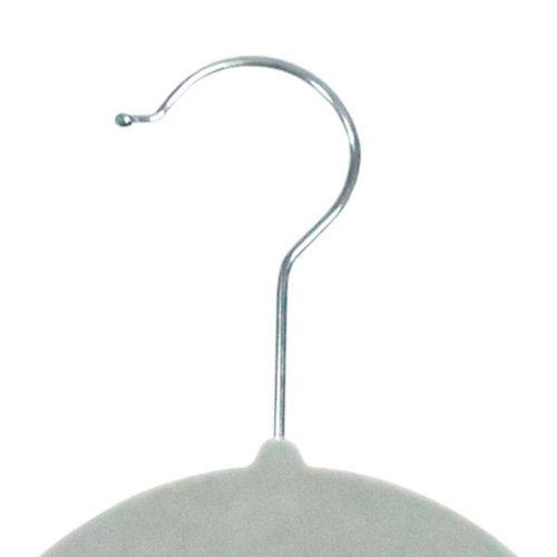 Wieszak welurowy Maxi komplet 10 szt - szary na Arena.pl