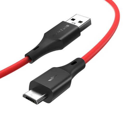 Kabel Micro USB BlitzWolf BW-MC14 2A 1,8m (czerwony) na Arena.pl
