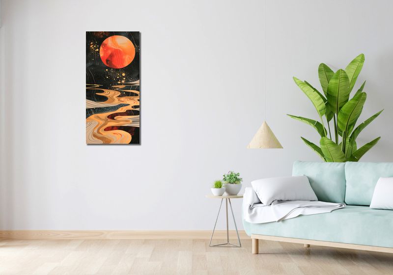 Obraz 40x90cm Planetarny Taniec zdjęcie 2