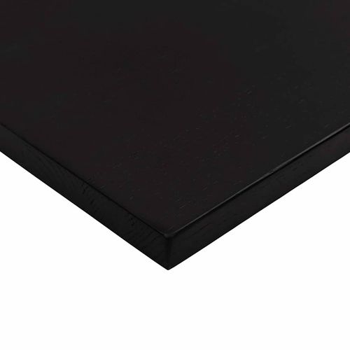 Blat biurka, ciemnobrązowy, 80x60x2,5 cm, lite drewno dębowe na Arena.pl