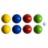 drewniane kule do gry 8 szt. - boule, bule, petanque londero 70 mm