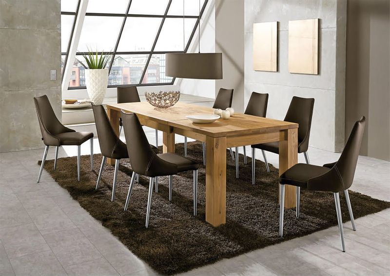 Stół dębowy rozkładany Blox 180x90 cm zdjęcie 2