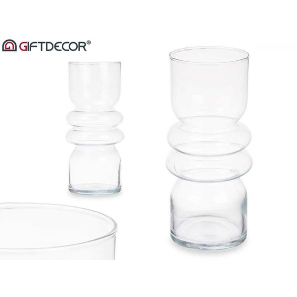 Przezroczysty wazon 30 cm GIFTDECOR zdjęcie 4