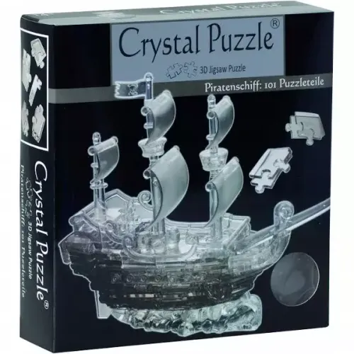 Crystal puzzle 3D. Statek piracki na Arena.pl