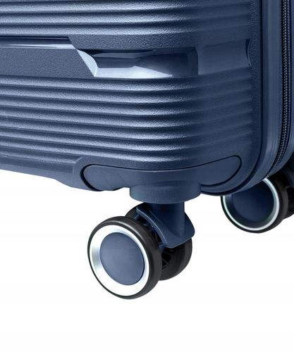 Walizka Duża Podróżna Na Kółkach Twarda XXL PUCCINI Granatowa PP023A-7A na Arena.pl