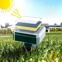 odstraszacz kretów i gryzoni solarny 2 sztuki xl
