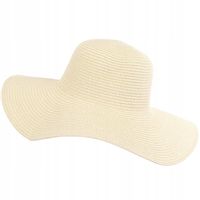 Kapelusz damski słomkowy letni plażowy