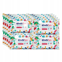 20 x NAWILŻANY PAPIER TOALETOWY KINDII FUN 60 szt