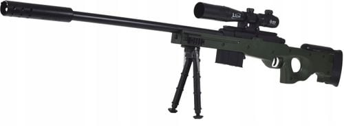 WIELKI KARABIN IMPONUJĄCY DESIGN AUTOMAT 2W1 REALISTYCZNY CELNY ZESTAW na Arena.pl