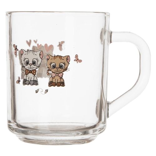 Kubek dla Dziecka Dziecięcy do Picia Napojów Ciepłych Zimnych Kotek 230 ml na Arena.pl