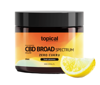 Żelki CBD 750 mg Broad Spectrum o smaku cytrynowym  - BEZ CUKRU - Topical