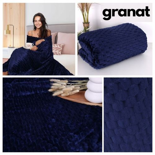 KOC ŚWIĄTECZNY 160X200 NARZUTA NA ŁÓŻKO NA KANAPĘ MIĘKKI PLED Z MIKROFIBRY na Arena.pl