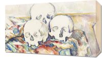 Obraz 50x30cm The Three Skulls, Paul Cezanne Vintage do Salonu