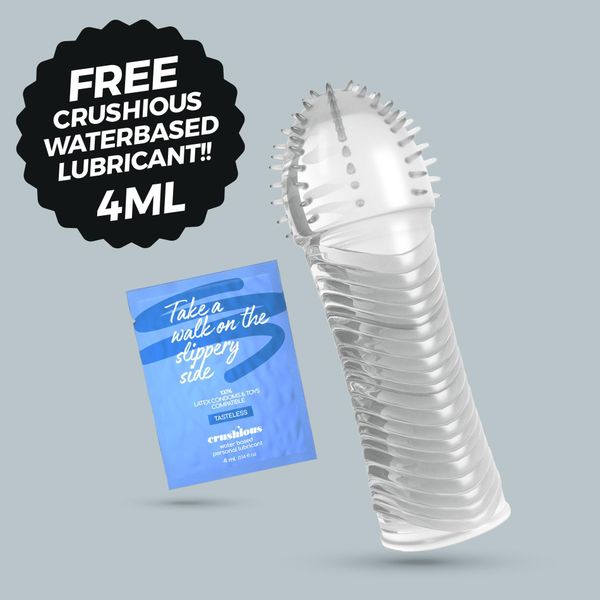 Crushious Ribbed Penis Sleeve zdjęcie 2