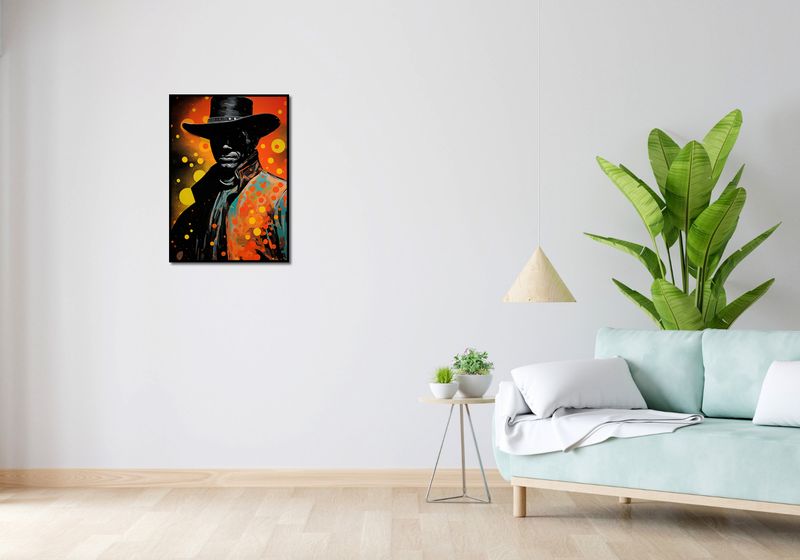 Plakat 50x70cm Kowboj Kosmosu zdjęcie 4