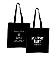 Eko Torba z nadrukiem napis PREZENT dla CHŁOPAKA