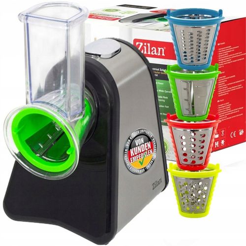 SZATKOWNICA ELEKTRYCZNA ROZDRABNIACZ DO WARZYW OWOCÓW 4 KOŃCÓWKI 200W na Arena.pl