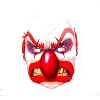 maska papierowa straszny clown joker