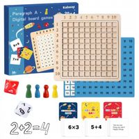 Tabliczka Mnożenia Planszowa Gra Logiczna 2 W 1 ZI-34